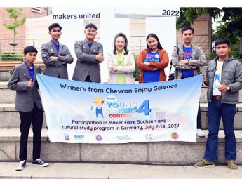 4 เยาวชน “สุดเจ๋ง” ชนะเลิศสิ่งประดิษฐ์ โครงการ “Chevron Enjoy Science: Young Makers Contest ปี 4” ตะลุยเยอรมนี