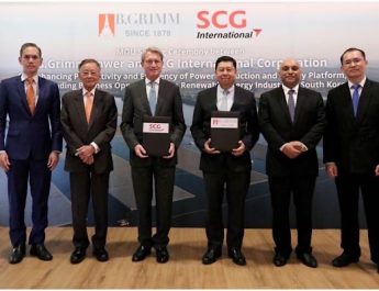 BGRIM ร่วมมือ SCG International พัฒนาเทคโนโลยีและจัดหาผลิตภัณฑ์เพื่อการก่อสร้าง โครงการพลังงานทดแทนของ B.Grimm Power ในประเทศเกาหลีใต้และประเทศญี่ปุ่น