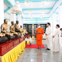 วธ. จัดพิธีเจริญพระพุทธมนต์ ตักบาตรพระสงฆ์ 66 รูป และเวียนเทียนงาน “ประทีปแห่งพระธรรม นำศรัทธา บูชาเพ็ญเดือน 3”