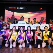 โตชิบา ฉลอง 55 ปี นำสิ่งที่ดีสู่ชีวิต จัดวิ่ง Toshiba Run 2023 ชิงถ้วยพระราชทาน