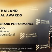 SCG Brand Official Platforms คว้ารางวัล Finalist Best Brand Performance On Social Media สาขา Construction Material มุ่งใช้ AI ยกระดับประสบการณ์ลูกค้า