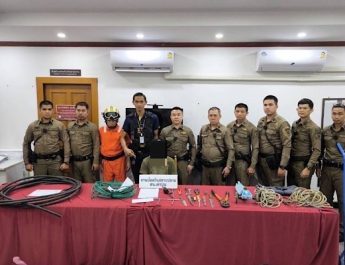 รฟฟท. เพิ่มมาตรการเชิงรุก จับผู้ต้องสงสัยลักลอบตัดสายไฟรถไฟฟ้าชานเมืองสายสีแดง