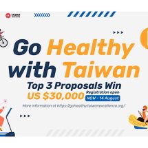 ไต้หวันเปิดตัวแคมเปญ “Go Healthy with Taiwan” เชิญชวนทั่วโลกผนึกกำลังสร้างสุขภาพที่ดีกว่าเดิม