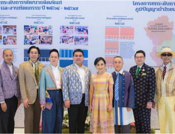 กระทรวงมหาดไทย ชวนช่างทอผ้าและศิลปินหัตถกรรมทั่วไทย ร่วมสืบสานพระปณิธาน “ผ้าไทยใส่ให้สนุก” ต่อยอดมรดกภูมิปัญญาสู่สากล ในการประกวดผ้าลายพระราชทาน “ผ้าลายสิริราชพัสตราภรณ์” และงานหัตถกรรม ประจำปี 2568