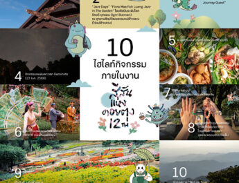 เทศกาล “สีสันแห่งดอยตุง ครั้งที่ 12” The Monsters’ Journey “Blooming Inspiration” ผจญภัยไปกับเหล่าผู้พิทักษ์ป่าดอยตุง สานต่อแรงบันดาลใจจากฟากฟ้า