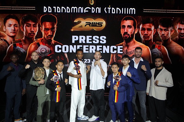 “RWS 200” ฉลองครบรอบ 200 อีเวนต์ของ RWS กับรายการมวยไทยที่ยิ่งใหญ่ที่สุด นำทัพโดย 2 ซูเปอร์ไฟต์ แดเนียล ปะทะ อังเคล บาวซา และ จิ๊กซอว์ ปะทะ ด่วน 99 กับ 1 คู่ชิงแชมป์ โคกิ โอซากิ ปะทะ ชายโทน พร้อมโบนัสจัดเต็มทะลุ 5 ล้านบาท
